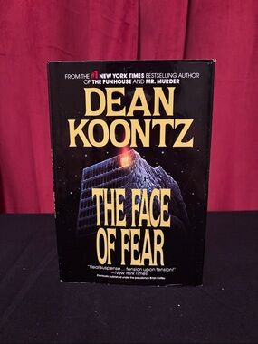Dean Koontz "The Face of Fear" Hardcover | Berkley Edition